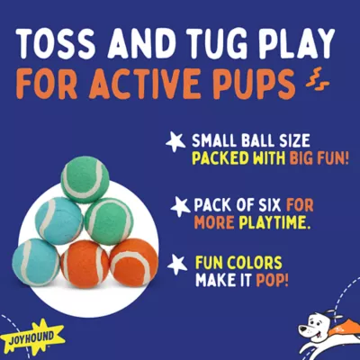 Top Paw 1.5 Tennis Ball Dog Toys 6 ct