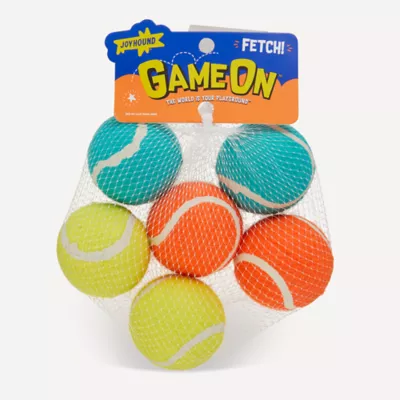 Product Joyhound Game On Tennis Ball Dog Toys - 6 Pack