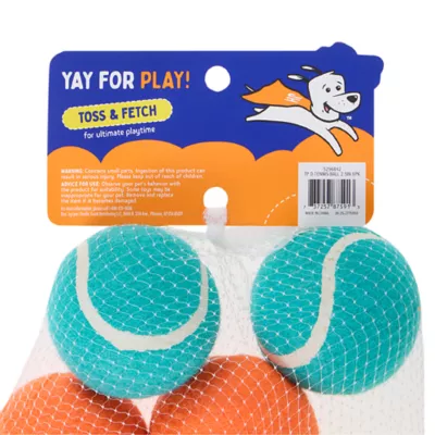 Product Joyhound® Game On Tennis Ball Dog Toys - 6 Pack