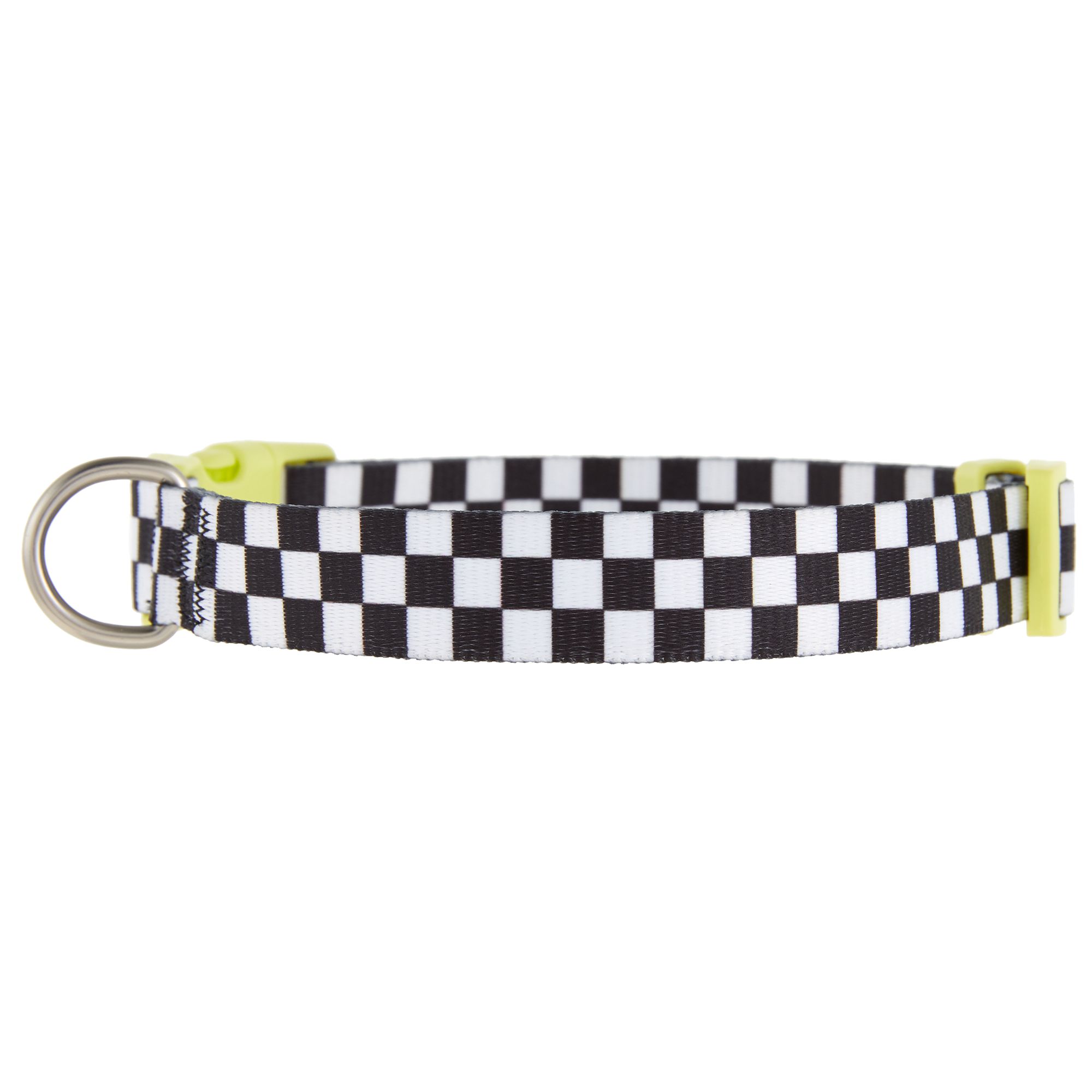 checkered dog collar