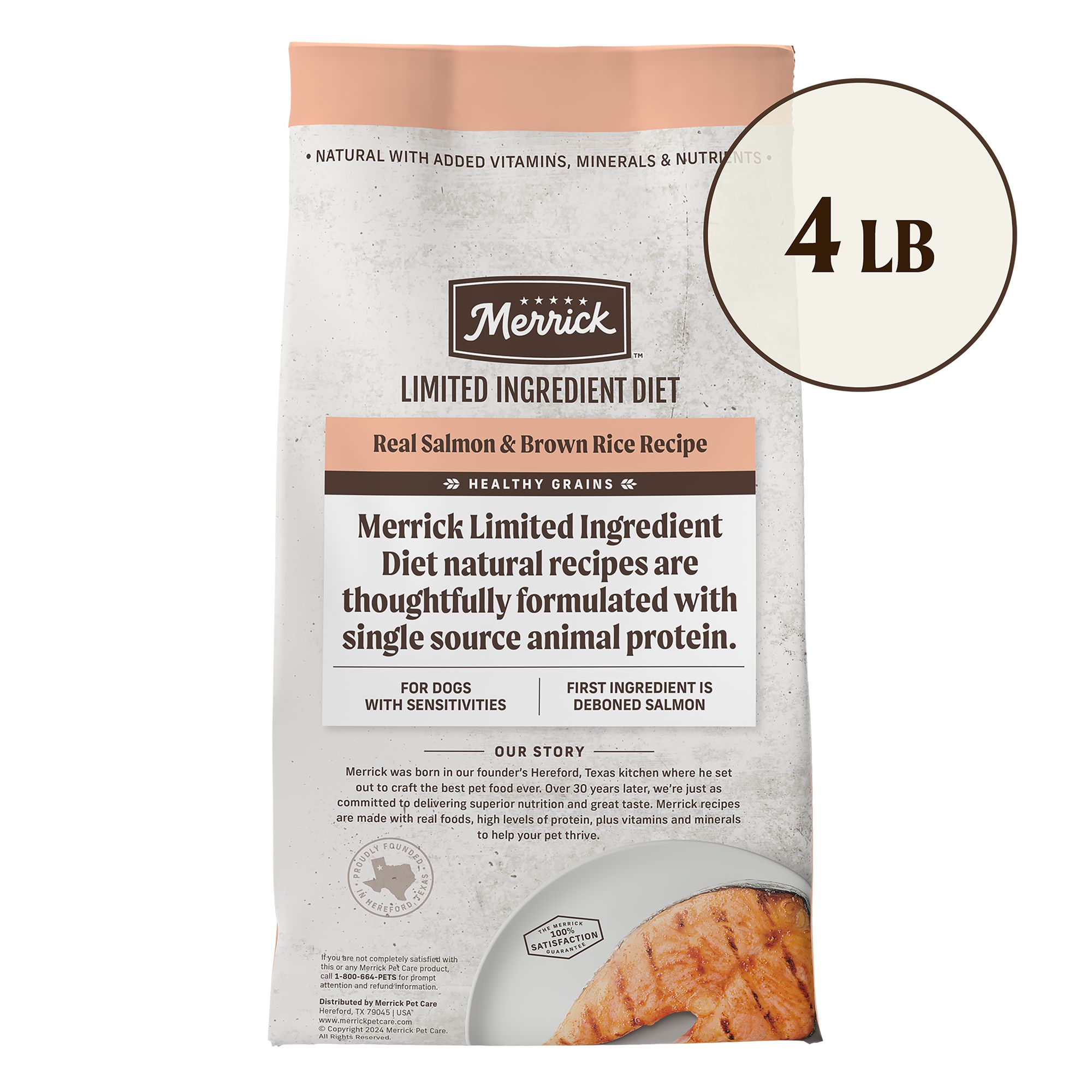 merrick salmon dry dog food