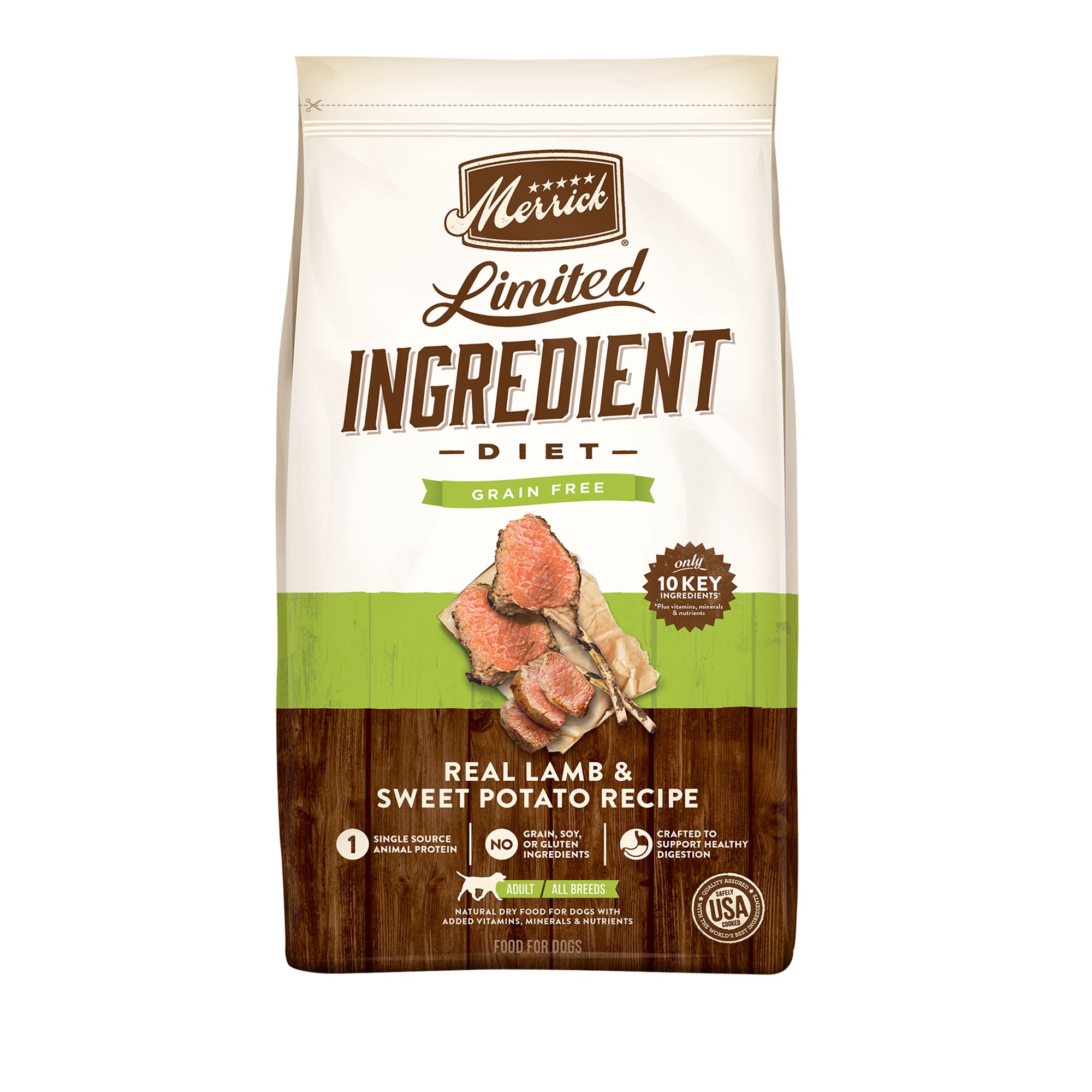 Merrick limited ingredient chicken dog food best sale