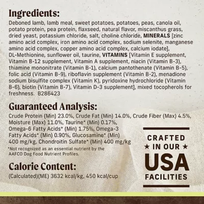 Product Merrick® Limited Ingredient Diet® Adult Dry Dog Food - Grain Free, Lamb & Sweet Potato