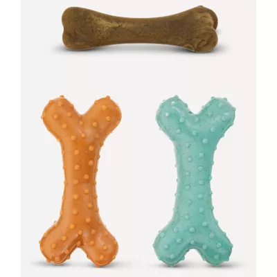 Product Top Paw® Boss Bones™ Nylon Adult Chew Dog Toy - 3 Pack