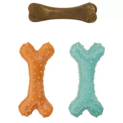 Product Top Paw® Boss Bones™ Nylon Adult Chew Dog Toy - 3 Pack