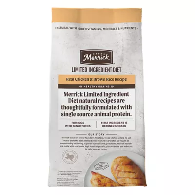 Product Merrick® Limited Ingredient Diet Adult Dry Dog Food - Healthy Grains, Real Chicken & Brown Rice