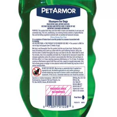 Product PetArmor® Flea & Tick Shampoo for Dogs - Sunwashed Linen