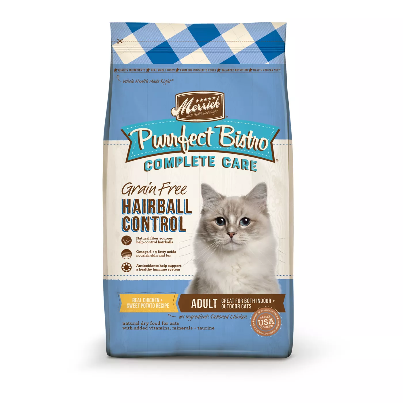 Merrick Purrfect Bistro Adult Dry Cat Food Chicken Grain Free No Artificial Flavors