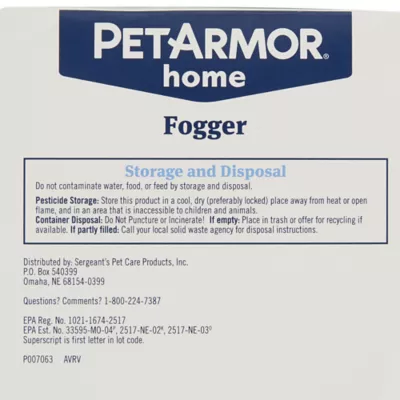 Product PetArmor® Home Flea & Tick Fogger