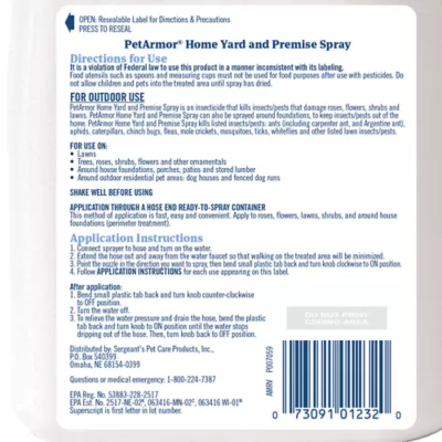 Product PetArmor® Home Flea & Tick Yard & Premise Spray