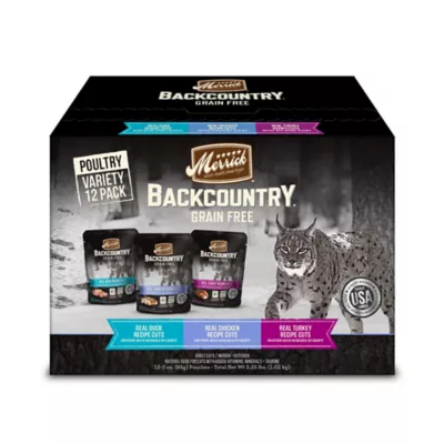 Product Merrick® Backcountry® Adult Wet Cat Food - Variety Pack, 12 CT, 36 OZ