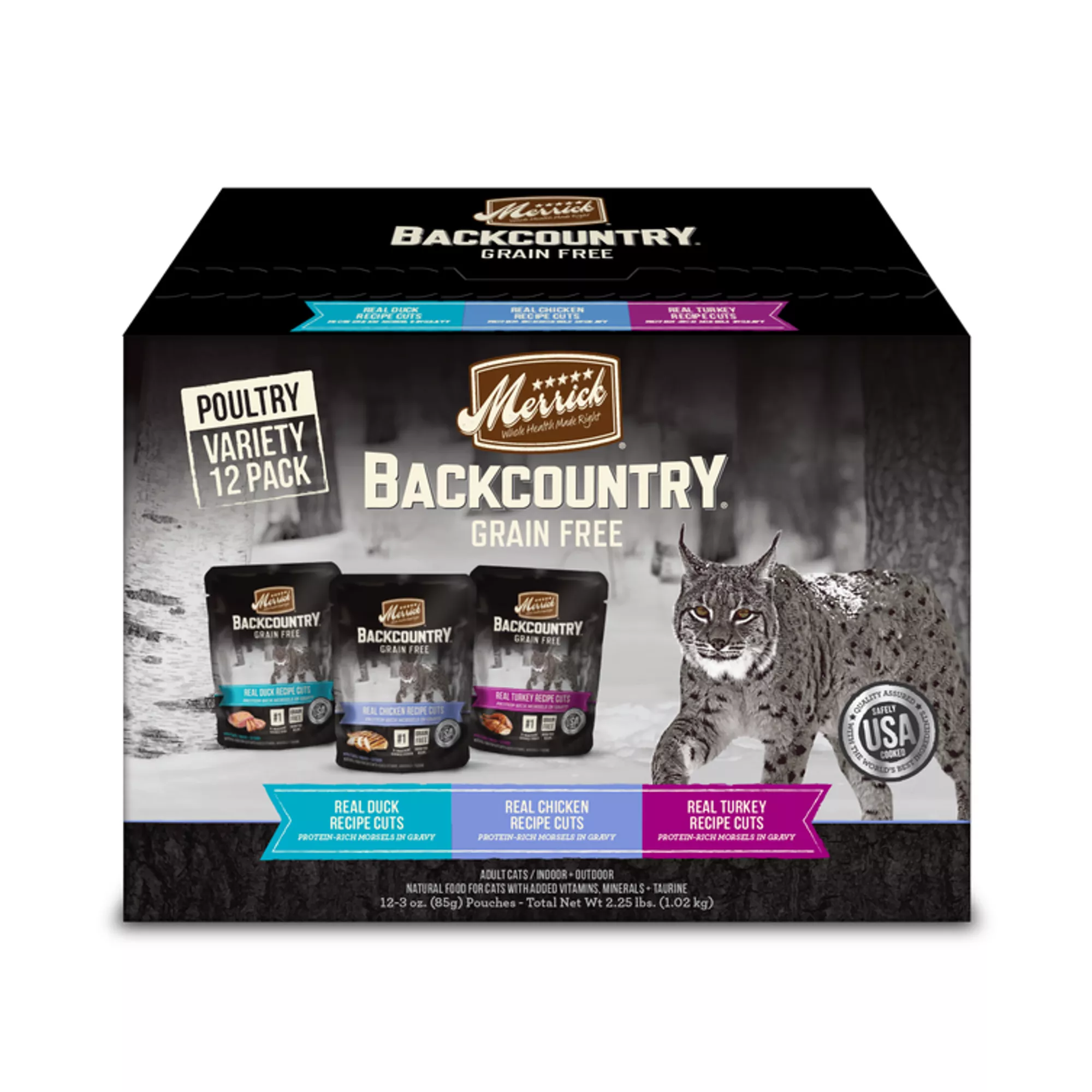 Merrick® Backcountry® Adult Wet Cat Food - Variety Pack, 12 CT, 36 OZ