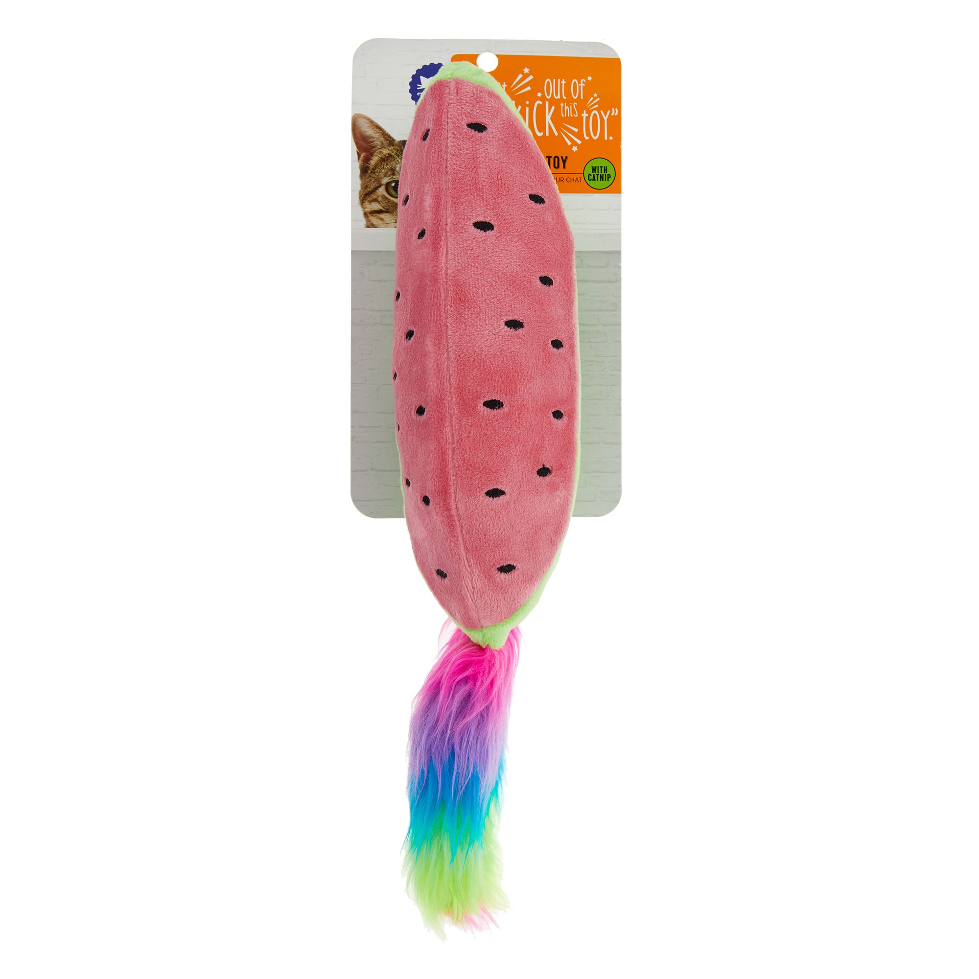 watermelon cat plush