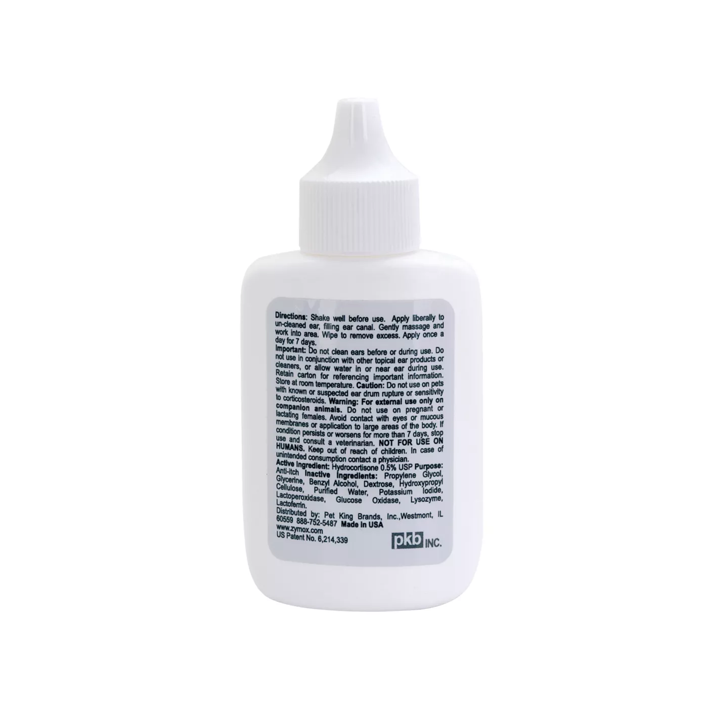 Product Zymox® 0.5% Hydrocortisone Pet Ear Solution