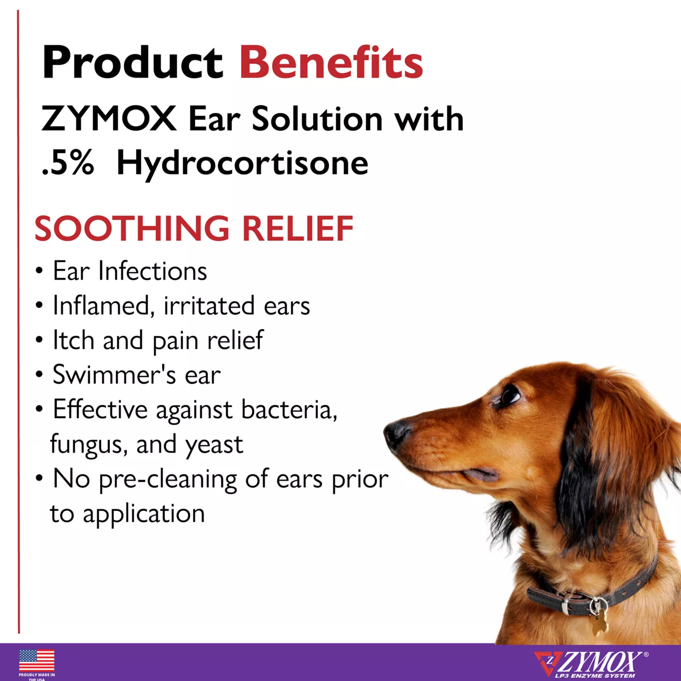 Product Zymox® 0.5% Hydrocortisone Pet Ear Solution