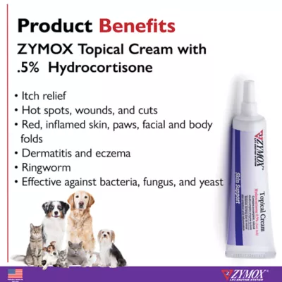 Product Zymox® 0.5% Hydrocortisone Skin Support Topical Cream