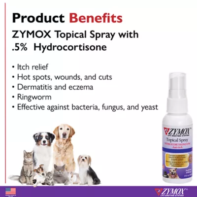 Zymox Topical Hydrocortisone Spray 2oz