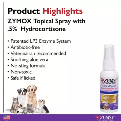 Product Zymox® 0.5% Hydrocortisone Topical Anti-Itch Pet Spray