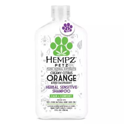 Product Hempz® Petz Herbal Sensitive Shampoo Creamy Citrus Orange & Red Raspberry