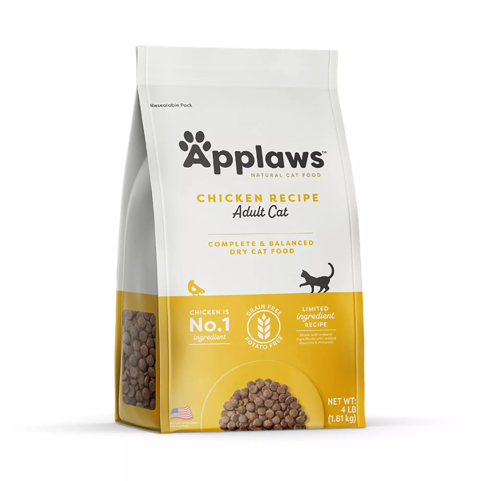 Applaws® Adult Dry Cat Food - Natural, Limited Ingredient, Grain Free, Chicken