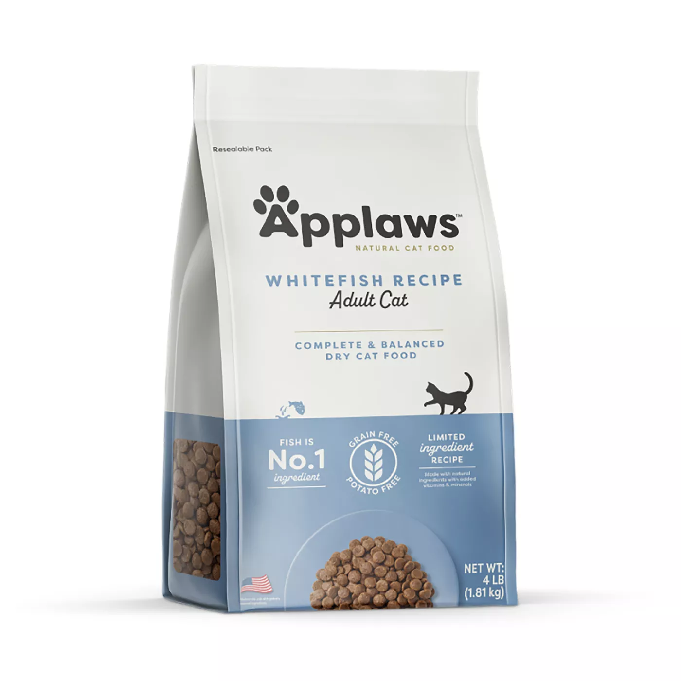 Product Applaws® Adult Dry Cat Food - Natural, Limited Ingredient, Grain Free, Whitefish