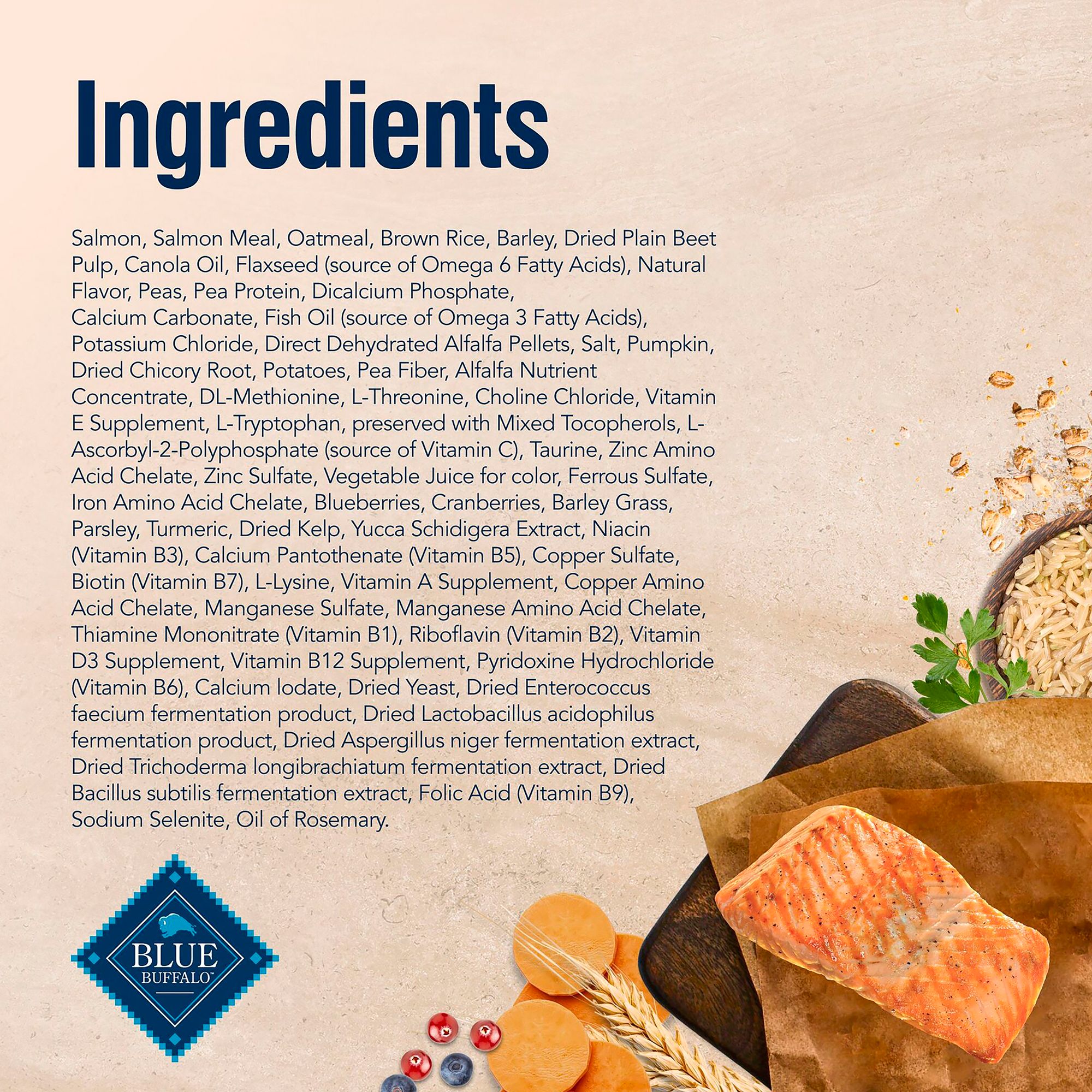 blue buffalo skin and coat