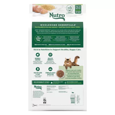 Product Nutro Wholesome Essentials™ Hairball Control Adult Dry Cat Food - Non GMO, Chicken & Brown Ric