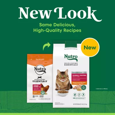 Product Nutro Wholesome Essentials™ Hairball Control Adult Dry Cat Food - Non GMO, Chicken & Brown Ric