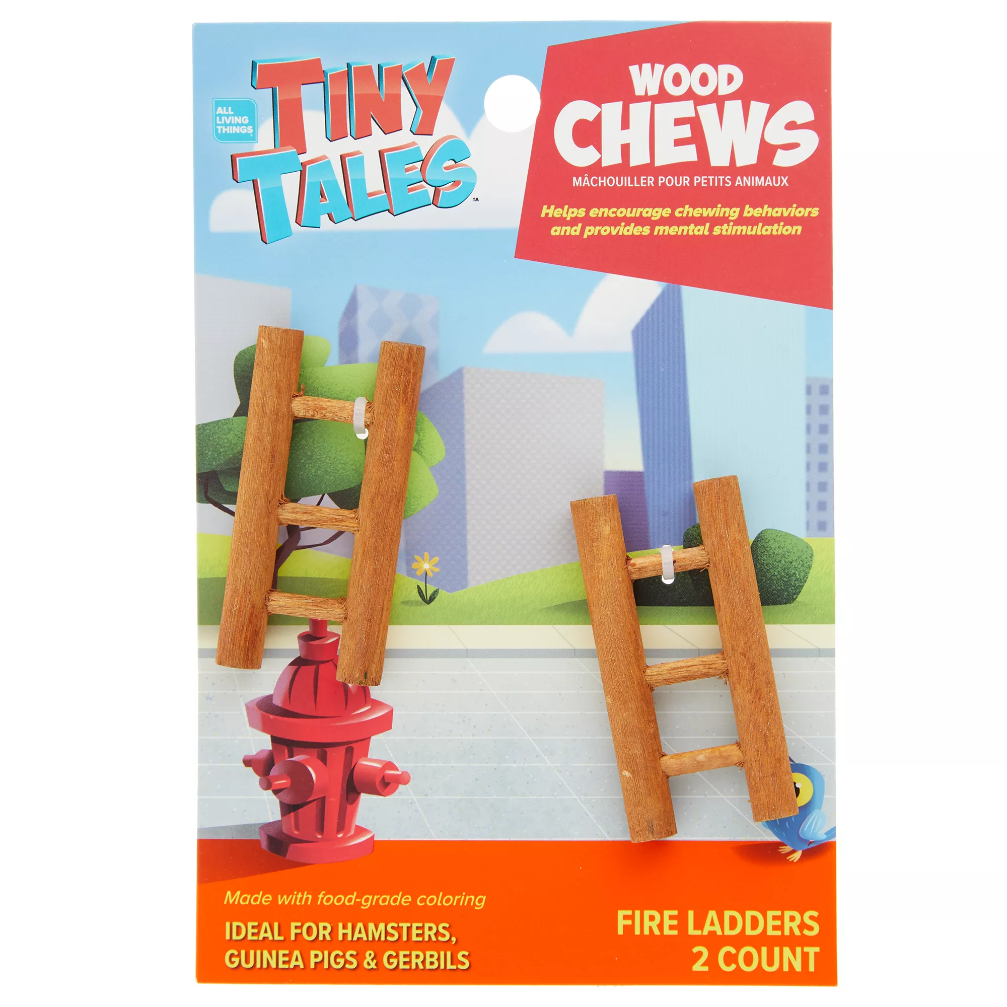 Tiny Tales&trade; Fire Ladders Small Pet Wood Chews