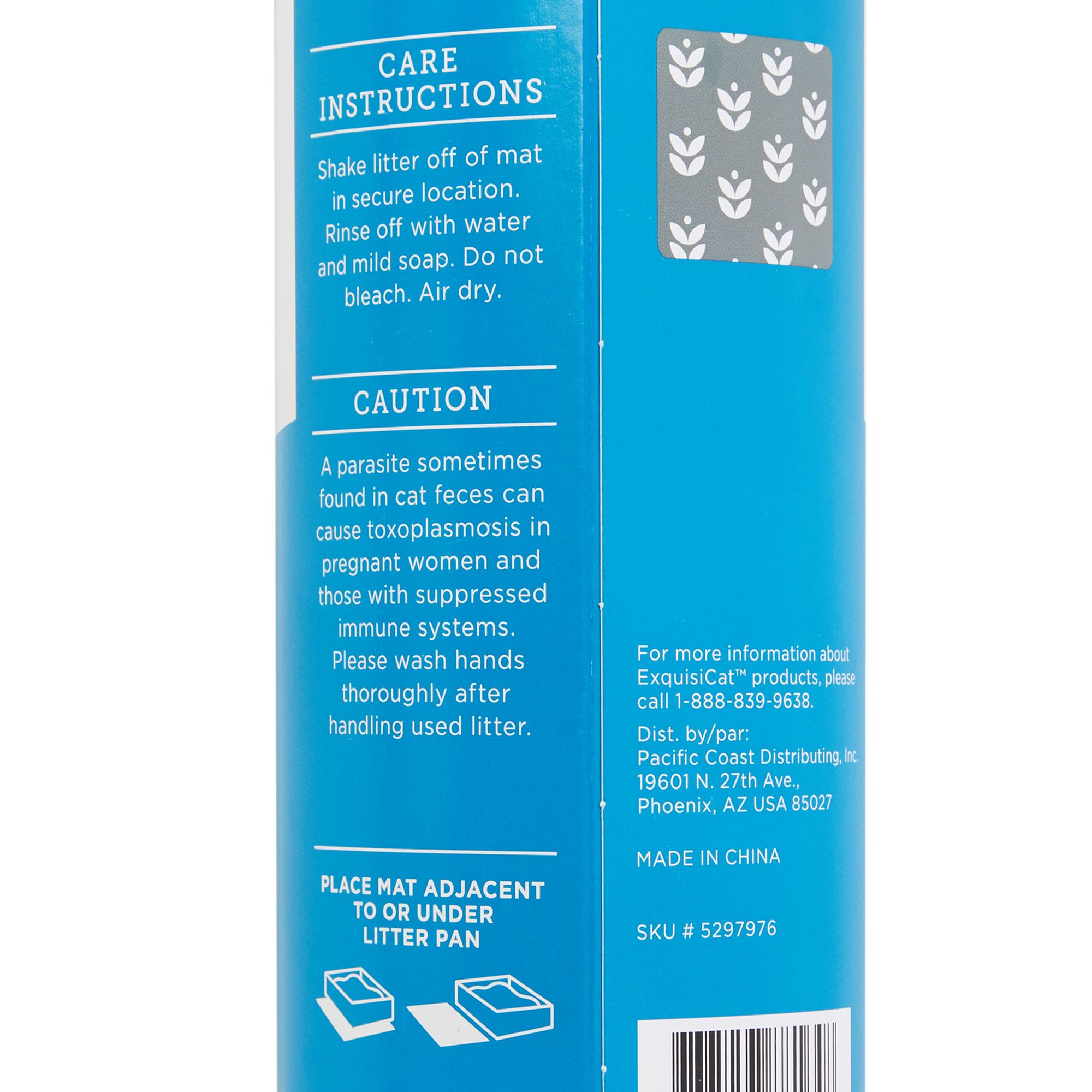 exquisicat pocketed litter mat