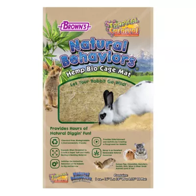 Brown's® Tropical Carnival® Natural Behaviors Hemp Bio Cage Mat - Image 1