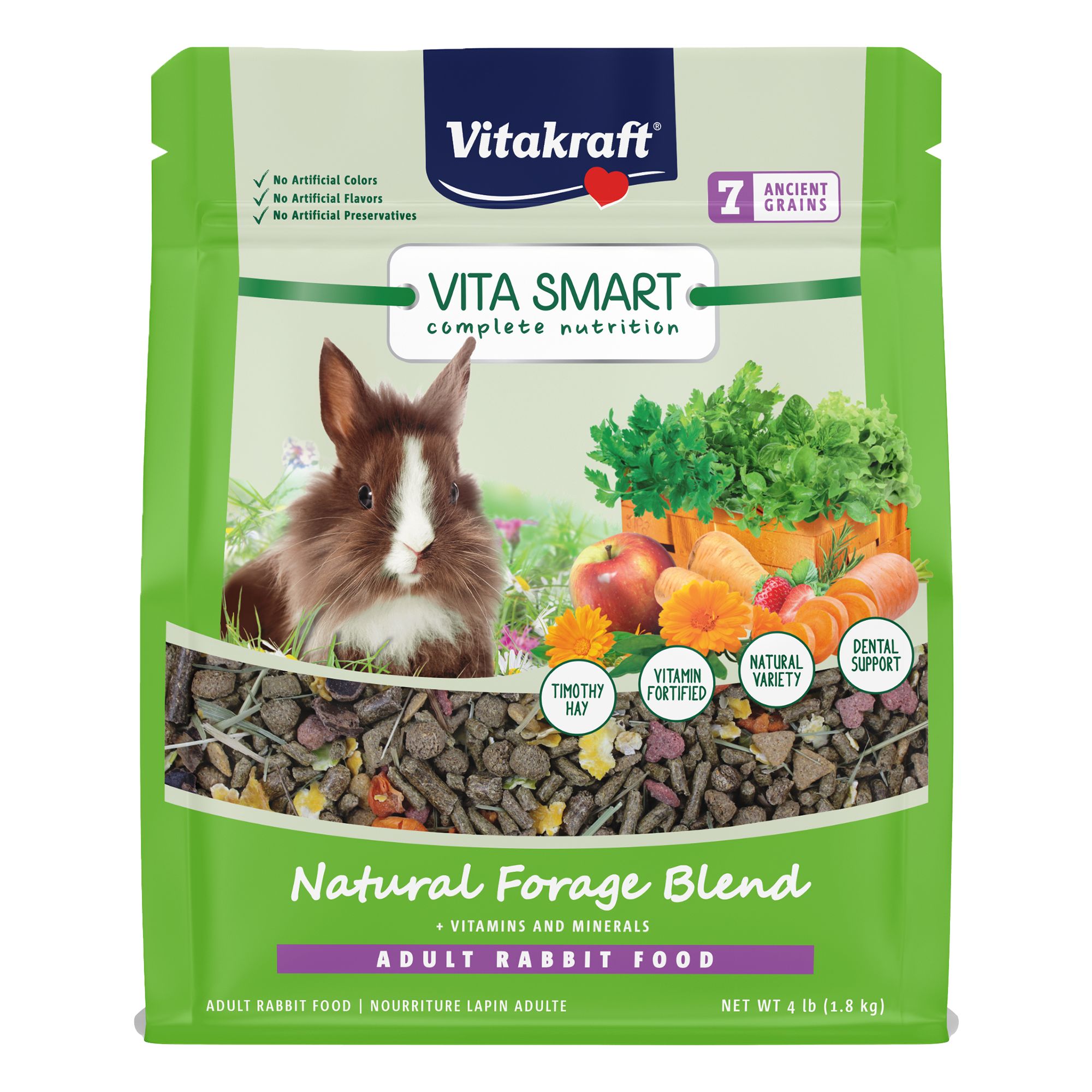 Vitakraft Veggie & Fruity Pie Treat for Pet Rabbits, Guinea Pigs