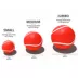 Playology® Squeaky Scented Chew Ball Dog Toy - Beef image thumbnail 5