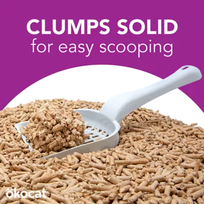 Okocat Low Tracking Clumping Mini Pellets Wood Cat Litter 21.5 lbs