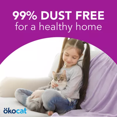 Product Okocat® Less Mess Clumping Wood Cat Litter - Low Dust, Low Tracking, Natural