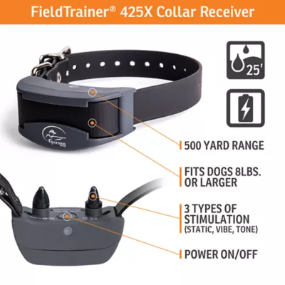 Product SportDOG® Brand FieldTrainer 425X Remote Trainer - 500 Yard - Static/Vibrate/Tone Correction