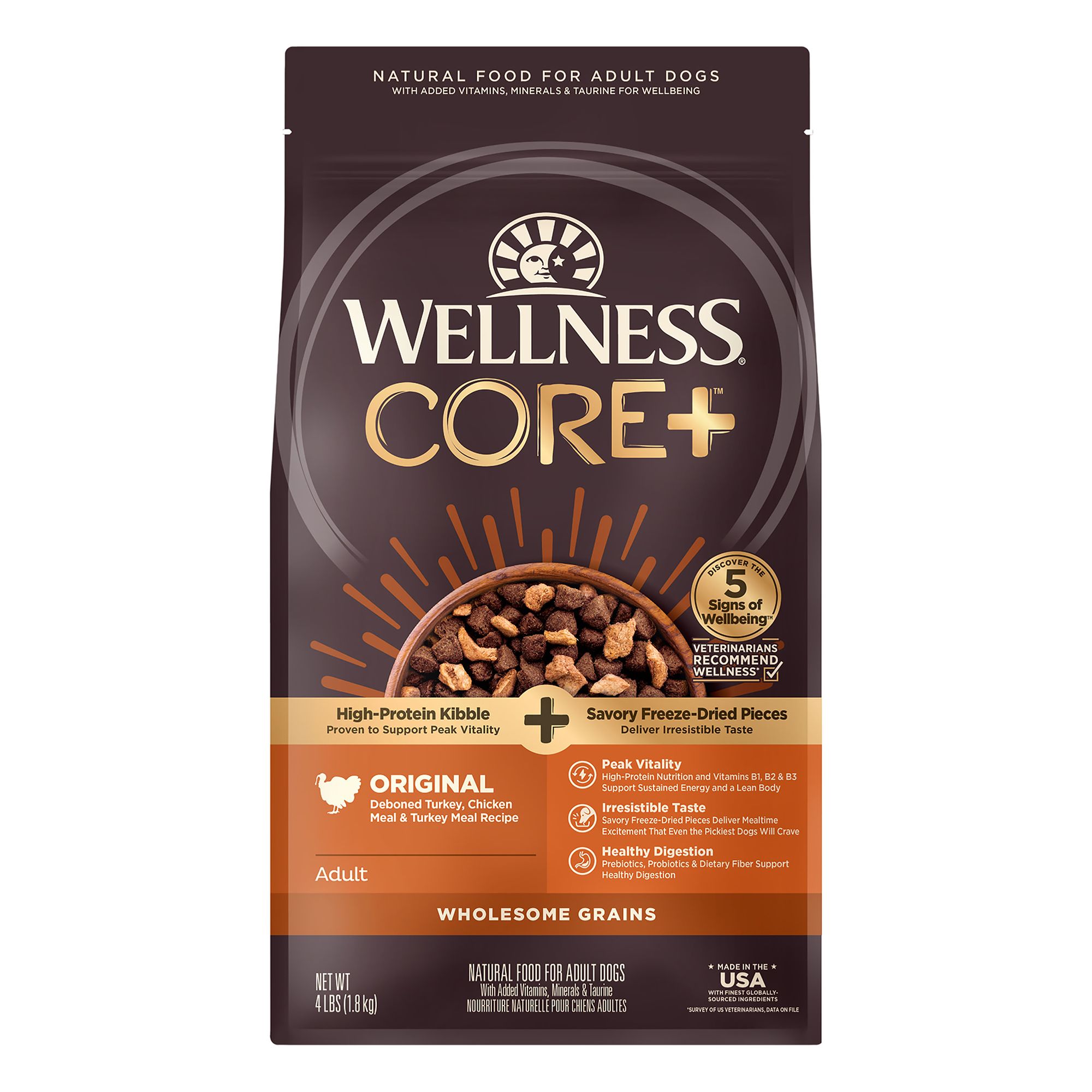 Wellness core raw dog food sale