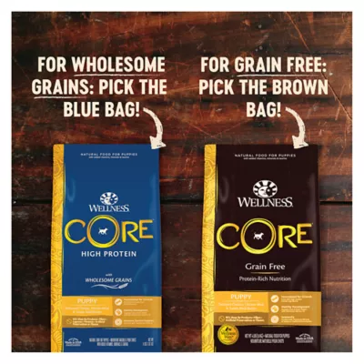 Wellness CORE High Protein Wholesome Grains Puppy Recipe Dry Dog Food