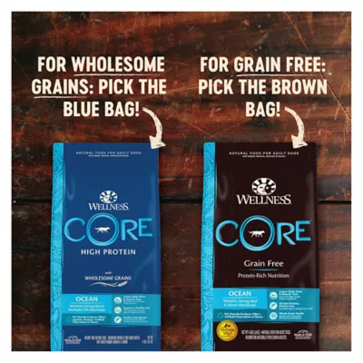 Wellness CORE High Protein With Grain Adult Dry Dog Food Ocean