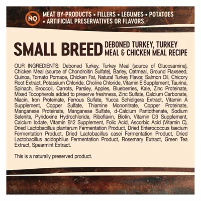 Product Wellness® CORE® High Protein With-Grain Small Breed Adult Dry Dog Food - Turkey & Chicken