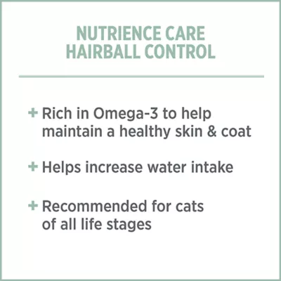 Nutrience Care Hairball Control Adult Cat Food - Image 4