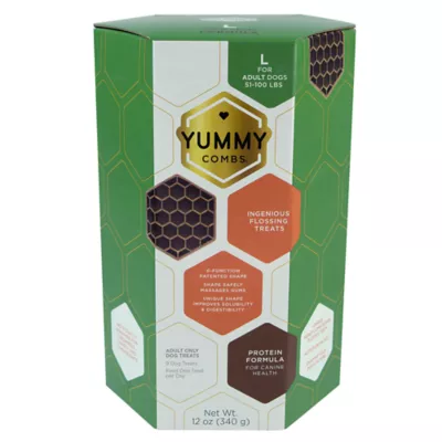 Product Yummy Combs® Ingenious Flossing Dog Dental Treats - Chicken