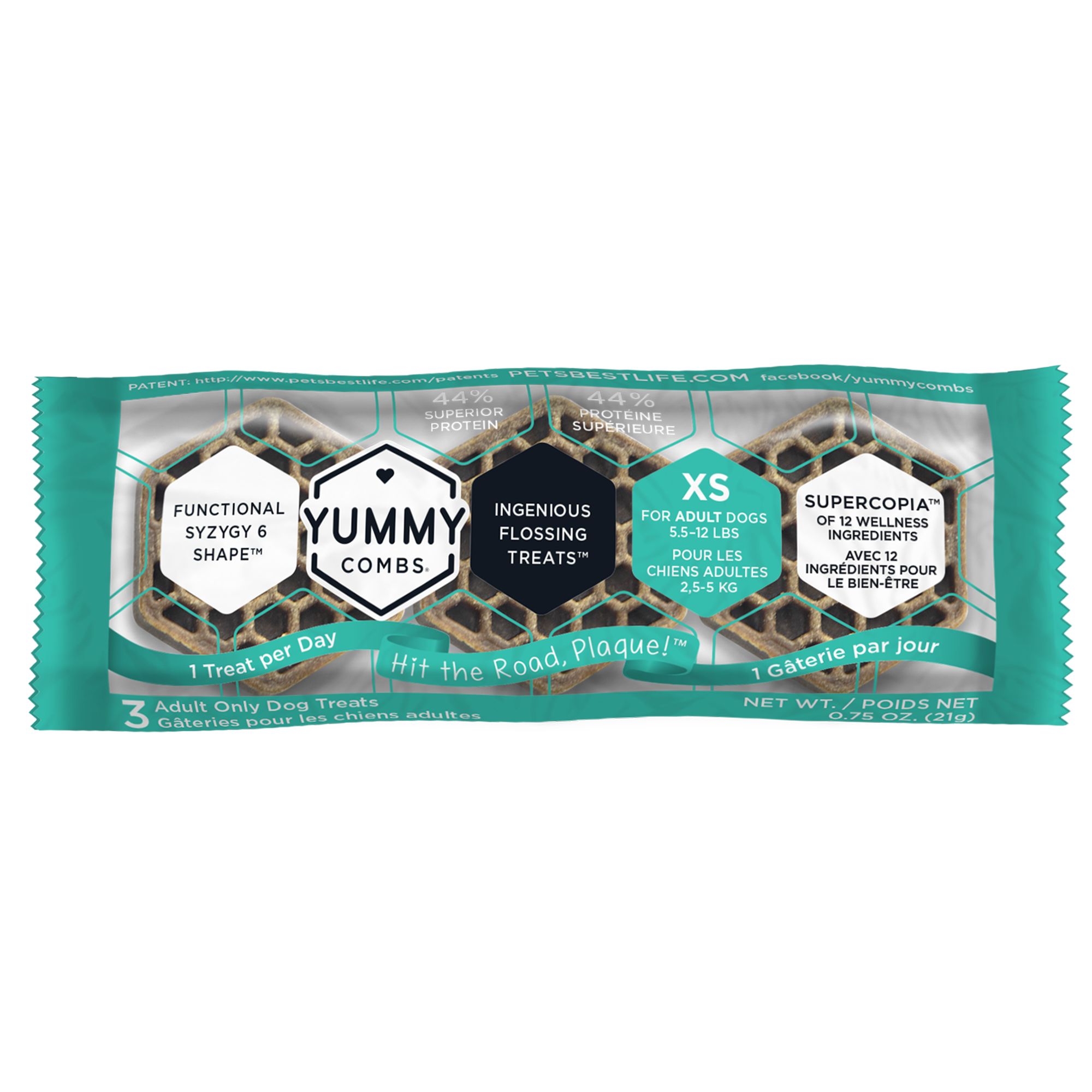 Yummy Combs® Ingenious Flossing Dog Dental Treat 1 Count dog Dental