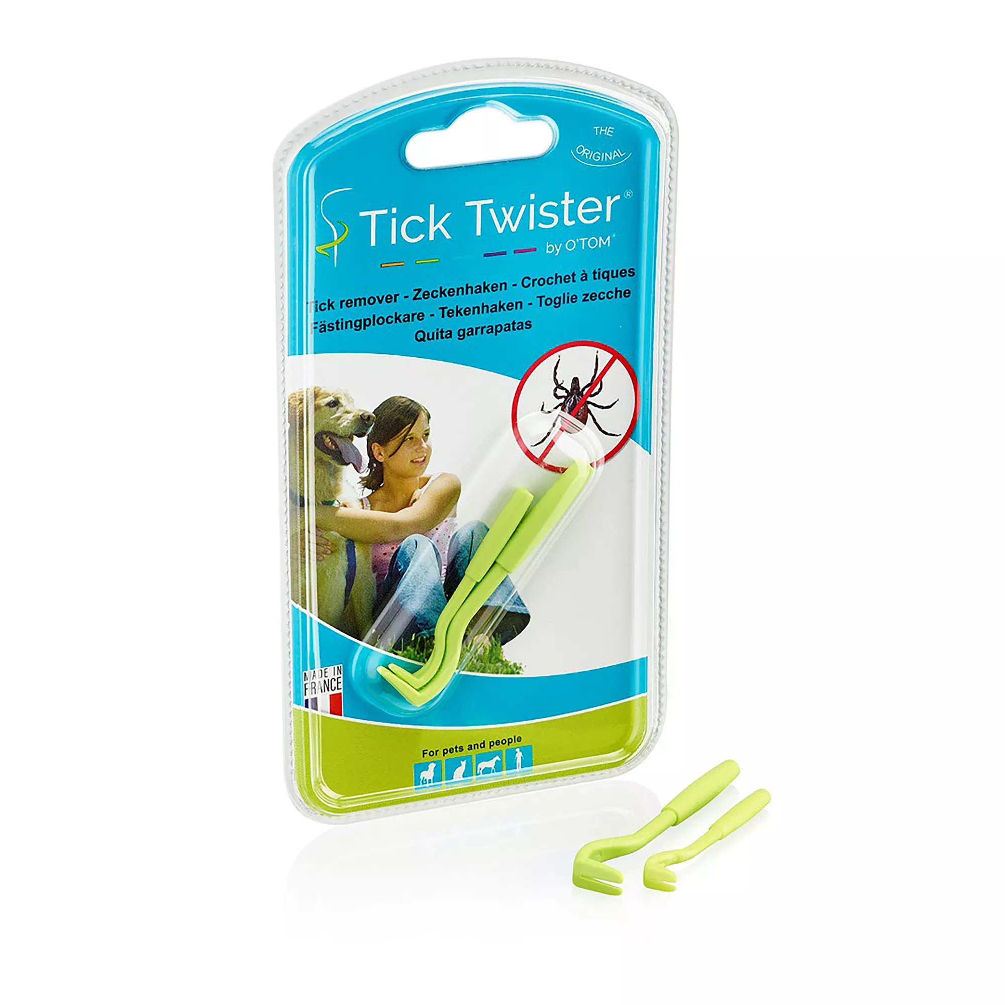 Tick Twister Tick Remover for Pets and People - 2 pack