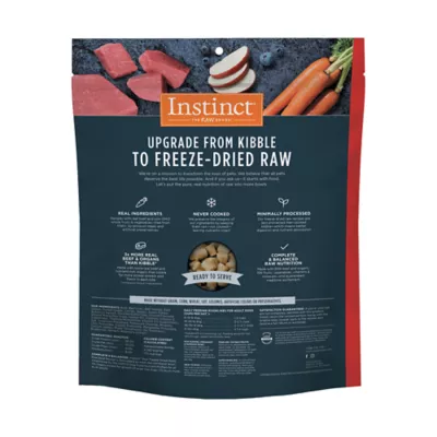 Product Instinct® Raw Meals Freeze-Dried Adult Dry Dog Food - Grain Free, Beef