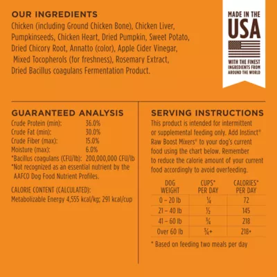 Product Instinct® Raw Boost Mixers® Gut Health All Life Stages Dog Food Topper - Grain Free, Freeze-Dried