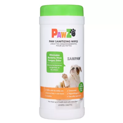 Product Pawz Sanipaw Sanitizer Wipes for Dogs - 60 Count