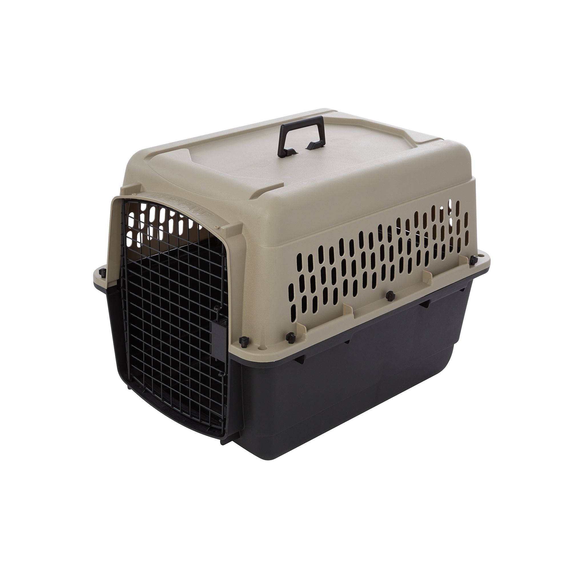 Small Plastic Cat & Dog Carrier Cage Blue Portable Pet Box Airline App