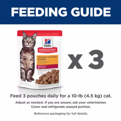 Product Hill's® Science Diet® Adult Wet Cat Food - Chunks & Gravy, 2.8 oz Pouch