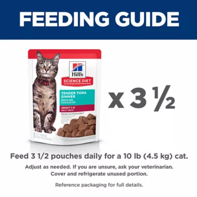 Product Hill's® Science Diet® Adult Wet Cat Food - Chunks & Gravy, 2.8 oz Pouch